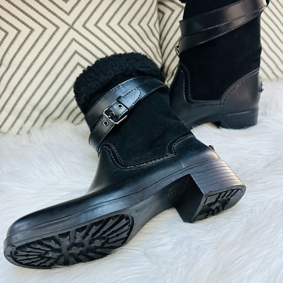 Coach Zena Black Snow & Rain Boot - Picture 10 of 12